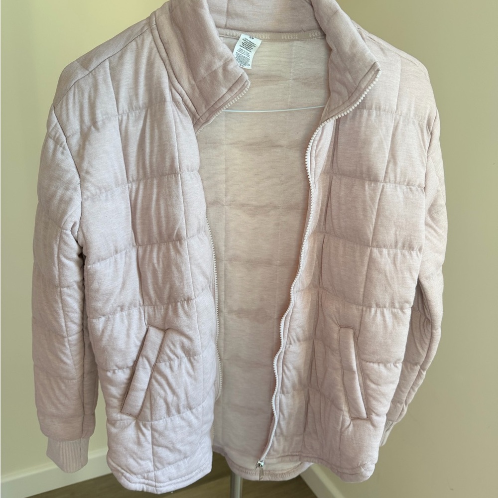 {Free*} RBX Light Pink mauve Quilted puffer Jacket small
